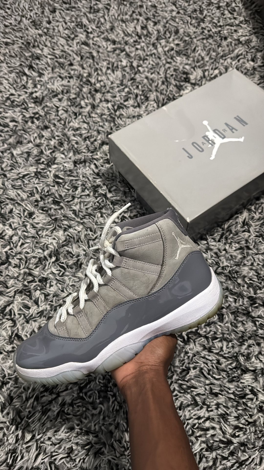 Jordan 11 Retro “Cool Grey” Size 10 (USED)