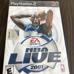 NBA Live 2001  Complete W/ Manual Playstation 2 