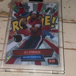 CJ Stroud Rookie Card Comix Alumination Wild Card 