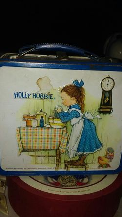 Vintage holly hobbies lunchbox