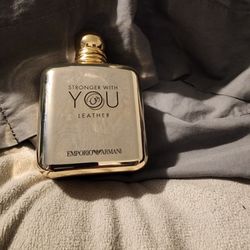 Armani Stronger With You Leather Cologne 