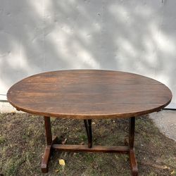 19th Century French Tilt Top Wine Tasting Table