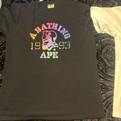 2 Large Bape Shirts