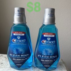 Crest Pro Health 1L Mouthwash Bundle- All For $8