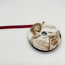 Cataluña Ribbon Color Soferino 100% Polyester Double Faced