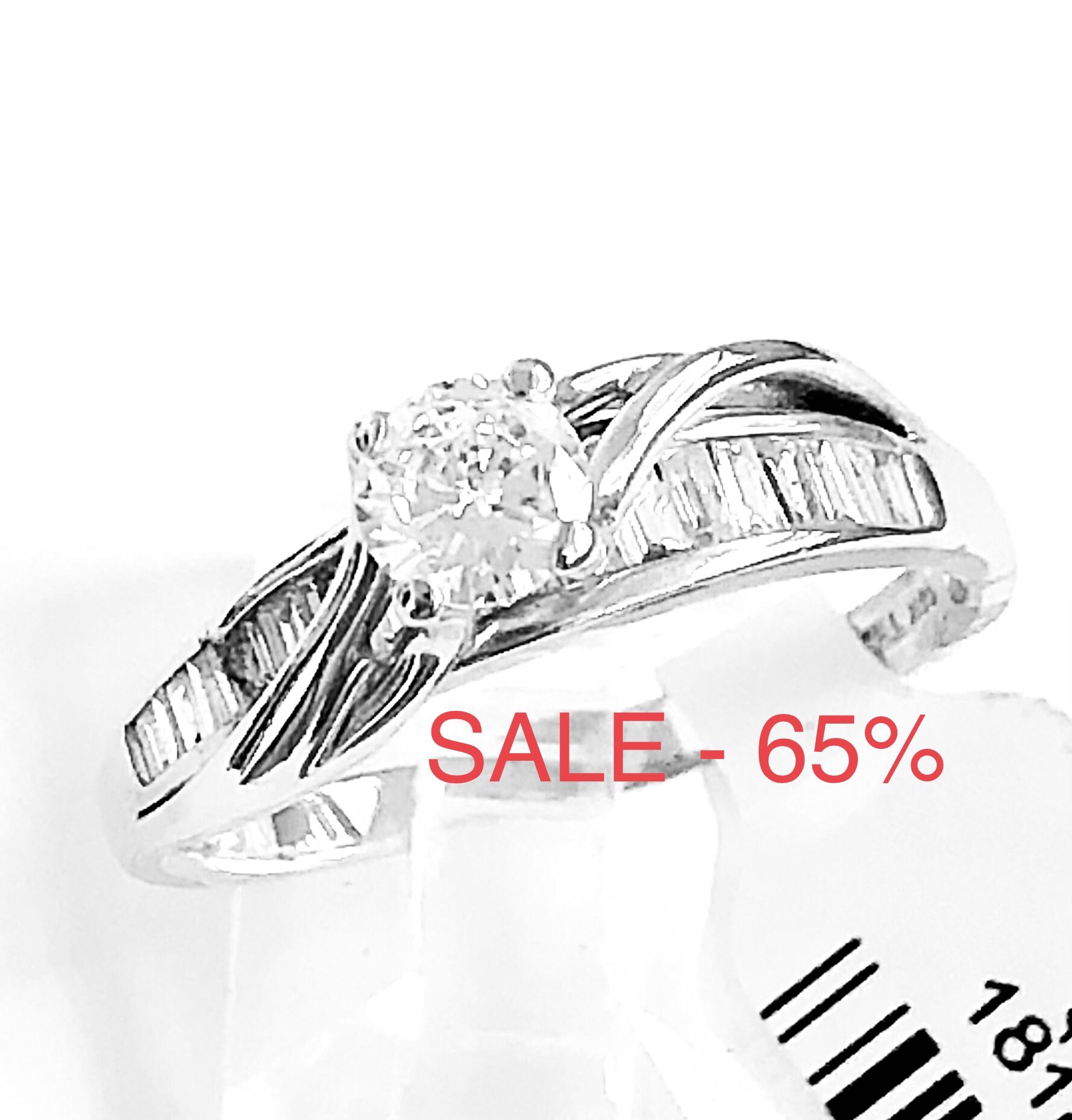 Engagement Wedding Diamond Ring Both As 1 Ring 💍 1.40 Carats NATURAL DIAMONDS 💎 LIQUIDATION SALE -65% Appraised By GEMOLOGICAL INSTITUTE NEW YORK