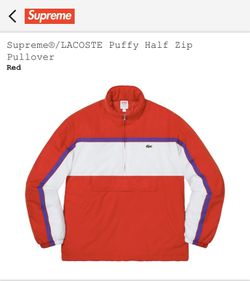 Supreme x Lacoste puffy jacket size small