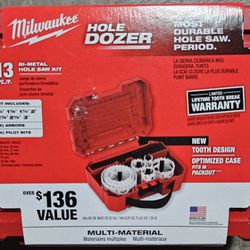 New Milwaukee Hole Dozer Kit, Goes Up To 3 Inches!