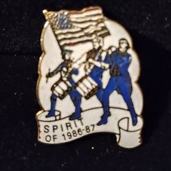 Bicentennial Looking Spirit of 1(contact info removed) Vintage Collectible Lapel Pin A-1