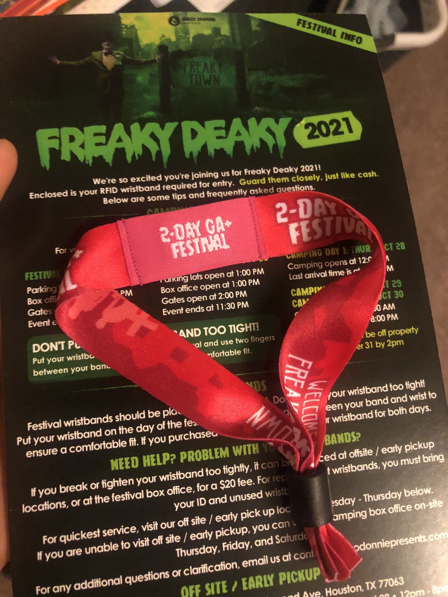 Freaky Deaky Ticket 2 Day Ga 