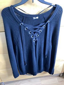 Women’s blue shirt