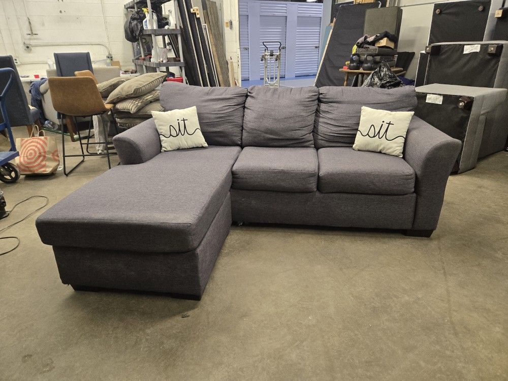 *Same Day Delivery Available!*
Grey Chaise Sofa