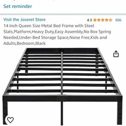 Queen Size Bed Frame - Pick Up Only At Feb28 And March1st