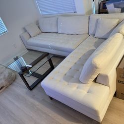 Couch,tv, bed with frame, and more