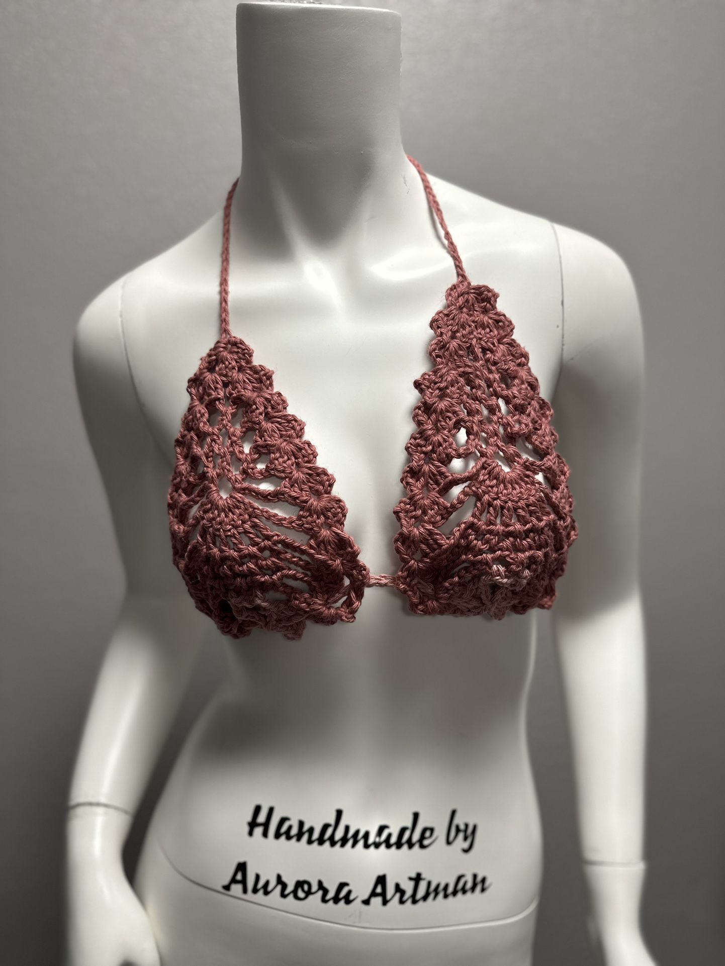 Crochet Pineapple Bikini top