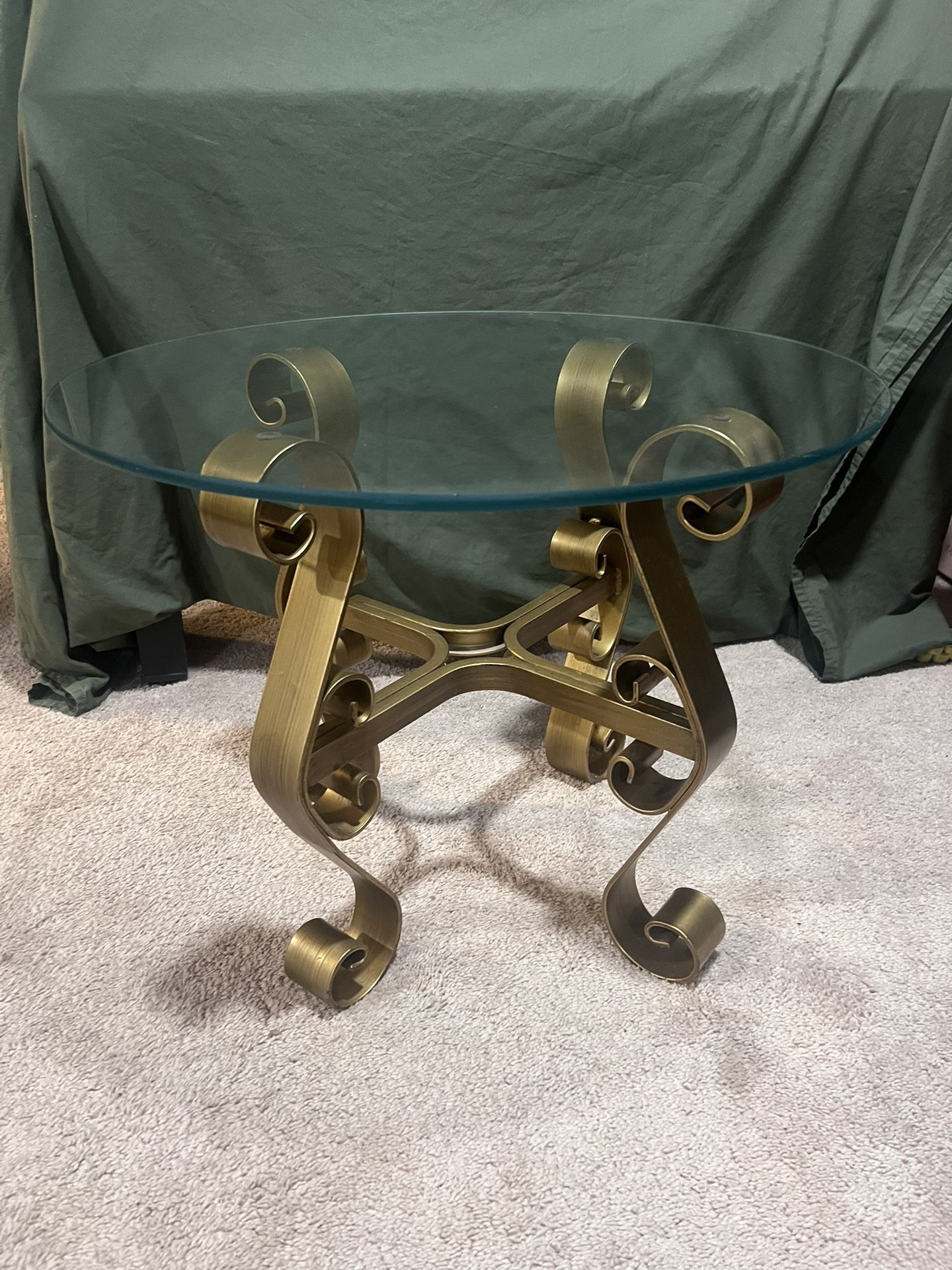Glass End table