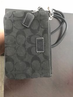 Coach wristlet