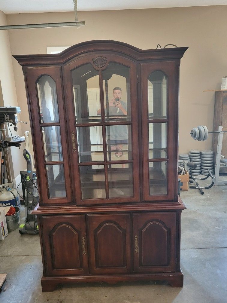Cherry Hutch Cabinet