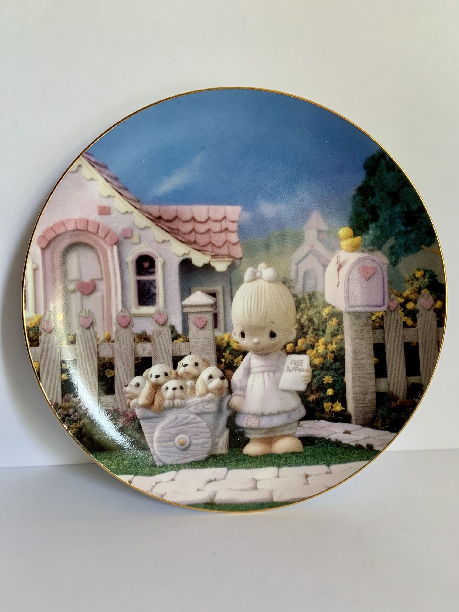 1993 Precious Moments “Classics Plate Collection” by Sam Butcher – Vintage Decor 💖