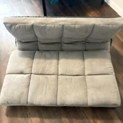Convertible Floor Sofa Color  Gray