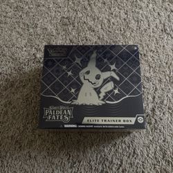 Pokemon Cards Paldean Fates ETB Elite Trainer Box New Sealed Scarlet Violet 