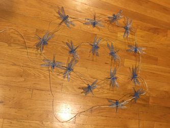 IKEA SKINA - LED string light w/16 lights, indoor/outdoor, dragonfly