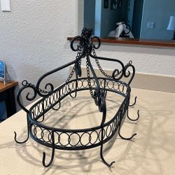 Small Pot Rack / Floral Decor Today Only $25