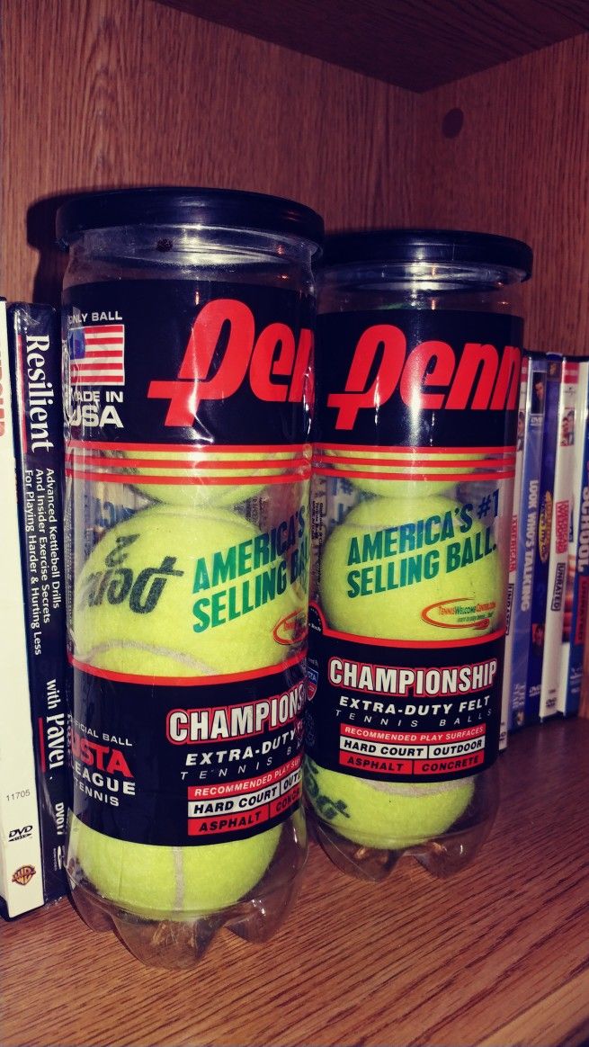 2 New 3 Pack Tennis Balls Only $5 Each Pack