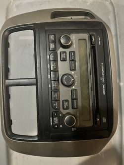 06-08 HONDA PILOT RADIO STEREO AM FM 6 CD PLAYER HEAD UNT oem
