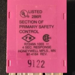 R7249A 1003 ULTRA VIOLET FLAME RESPONSE