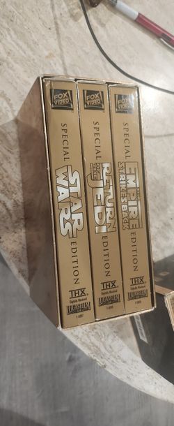 Special edition Star Wars Trilogy VCR Tapes