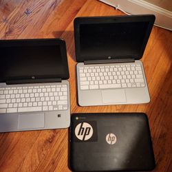 HP 11 inch Chromebooks 