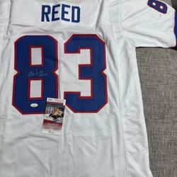 Andre Reed Autographed/Signed Custom Jersey - JSA Coa - Buffalo Bills