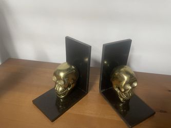 Skull Bookends 