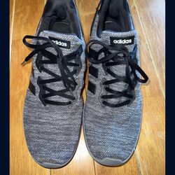 Adidas Mens Lite Racer BYD EG3749 Gray Running Shoes Sneakers Size 13