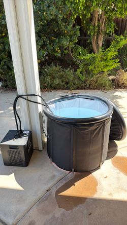 Cold plunge with Nuvio chiller