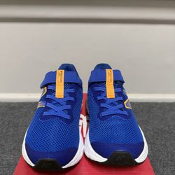 New Balance Fresh Foam Arishi v4 Kids Shoes – Size 13 (Blue/Orange)