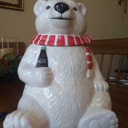 Coca-cola Bear Cookie Jar