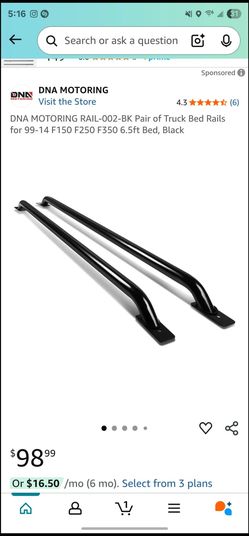 Ford F150 Truck Bed Rails