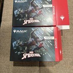 Two open Spider-Man bundle magic the gathering new