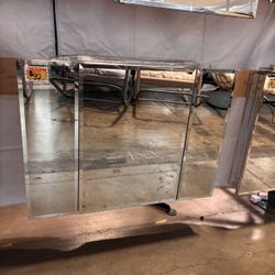 New 36” X 31” Medicine Cabinet 3 Door Mirror