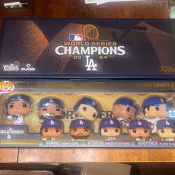Funko Pop! Dodgers World Series Championship 5 Pack 2024