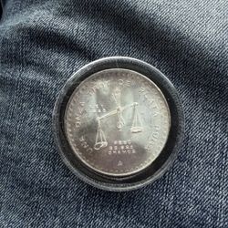 Mexican silver "Onza" coin