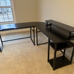 L Shaped office desk