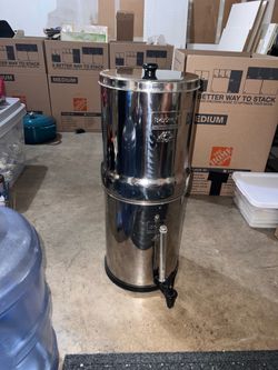 Big Berkey Gravity Water Filter Dispenser Stainless Steel