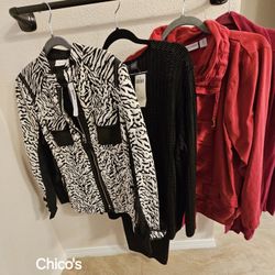 Womens Clothing- Chico's 3 (18-20/XXL) 50 Pieces 