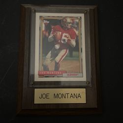 Joe Montana Topps Card