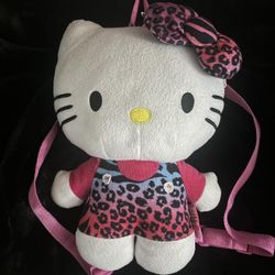 Hello Kitty Plush Backpack