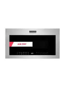 Frigidaire - Professional 30 in. 1.9 cu. ft. Over-the-Range Microwave in Stainless Steel with Vent and Air Fry