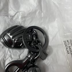Coach Baseball Key Ring 